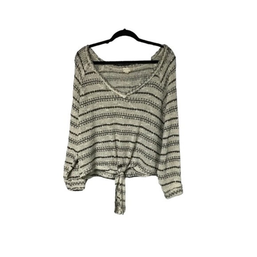 Effortlessly Styled Altar’d State Boho Minimalist Glamour Classic Striped Blouse